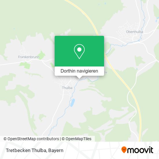 Tretbecken Thulba Karte