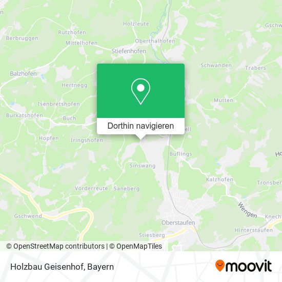 Holzbau Geisenhof Karte
