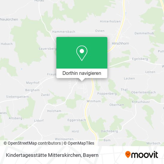Kindertagesstätte Mitterskirchen Karte