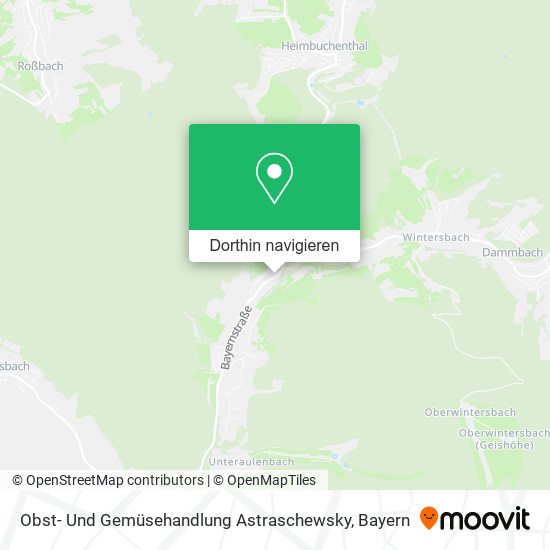 Obst- Und Gemüsehandlung Astraschewsky Karte