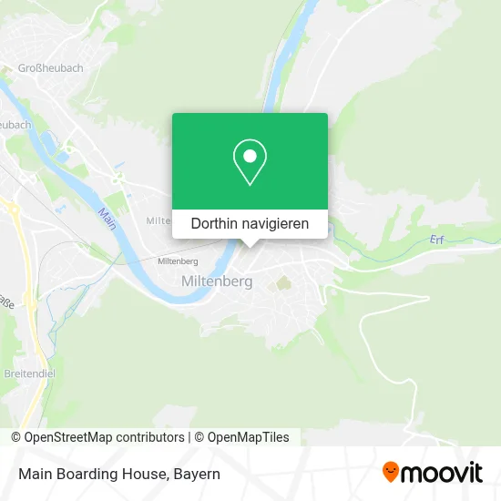 Main Boarding House Karte