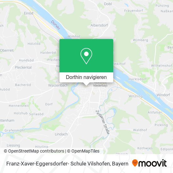 Franz-Xaver-Eggersdorfer- Schule Vilshofen Karte