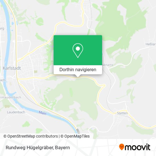 Rundweg Hügelgräber Karte
