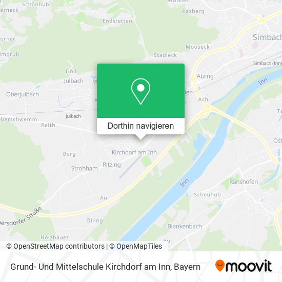 Grund- Und Mittelschule Kirchdorf am Inn Karte