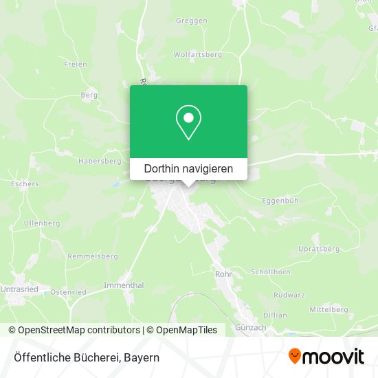 Öffentliche Bücherei Karte