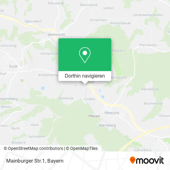 Mainburger Str.1 Karte