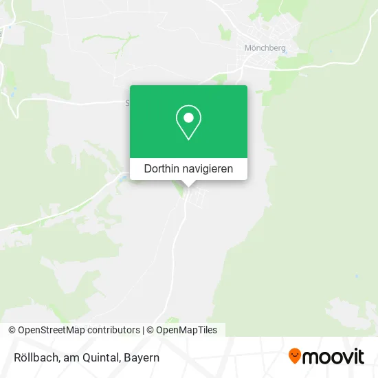 Röllbach, am Quintal Karte