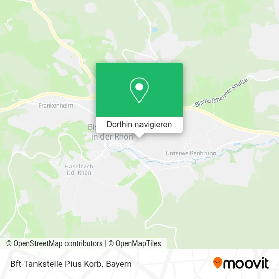 Bft-Tankstelle Pius Korb Karte