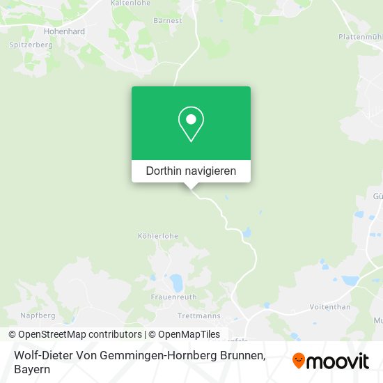 Wolf-Dieter Von Gemmingen-Hornberg Brunnen Karte
