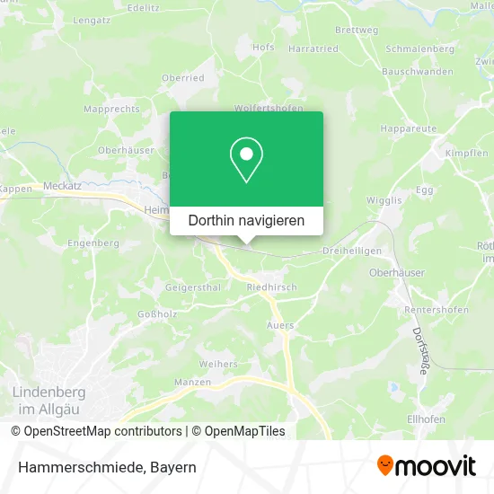 Hammerschmiede Karte