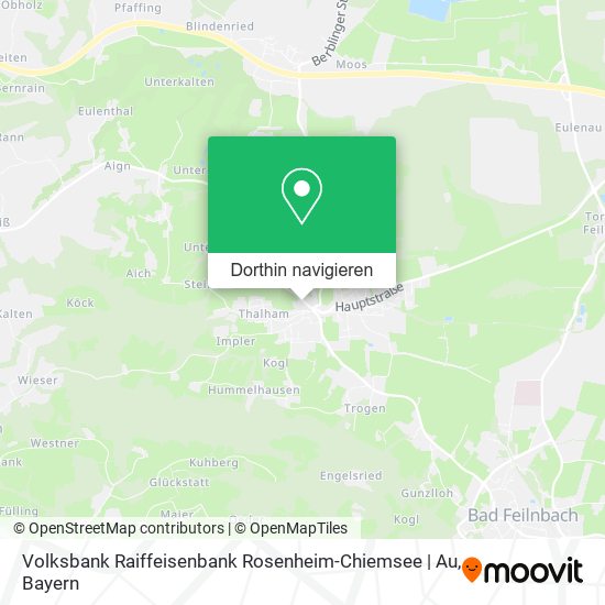 Volksbank Raiffeisenbank Rosenheim-Chiemsee | Au Karte