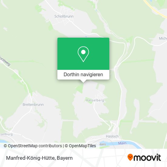 Manfred-König-Hütte Karte