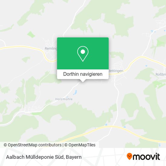Aalbach Mülldeponie Süd Karte