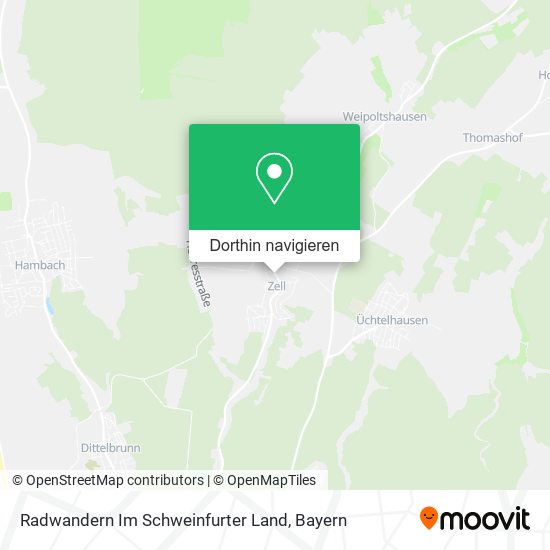 Radwandern Im Schweinfurter Land Karte