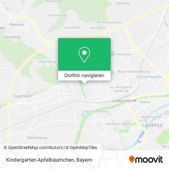 Kindergarten Apfelbäumchen Karte