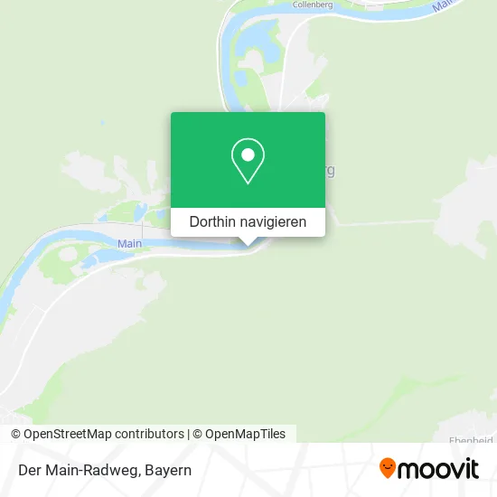 Der Main-Radweg Karte