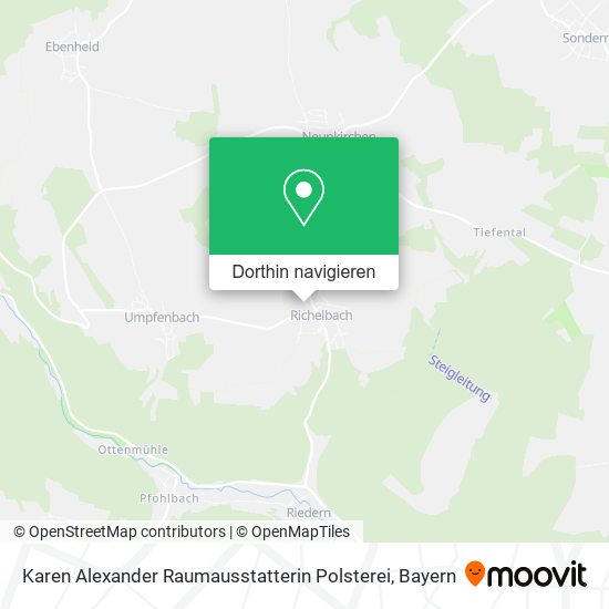 Karen Alexander Raumausstatterin Polsterei Karte