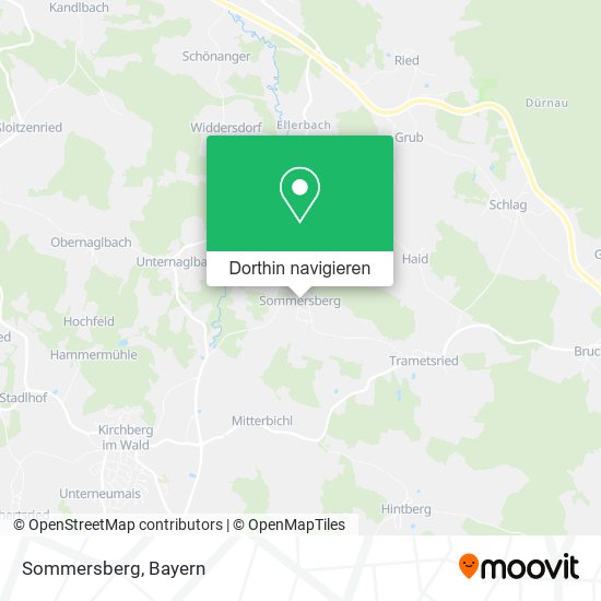 Sommersberg Karte