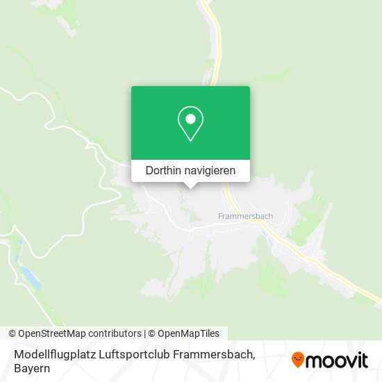 Modellflugplatz Luftsportclub Frammersbach Karte