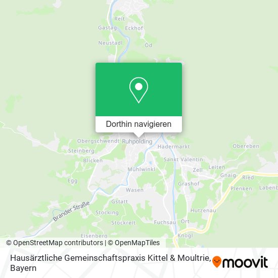 Hausärztliche Gemeinschaftspraxis Kittel & Moultrie Karte