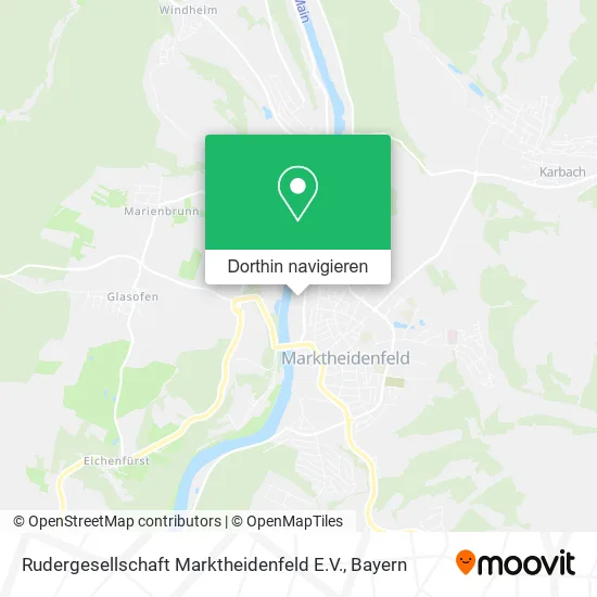 Rudergesellschaft Marktheidenfeld E.V. Karte