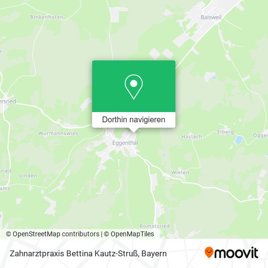 Zahnarztpraxis Bettina Kautz-Struß Karte