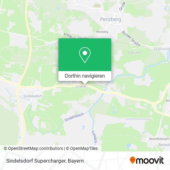 Sindelsdorf Supercharger Karte