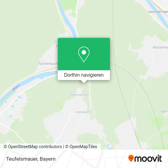Teufelsmauer Karte