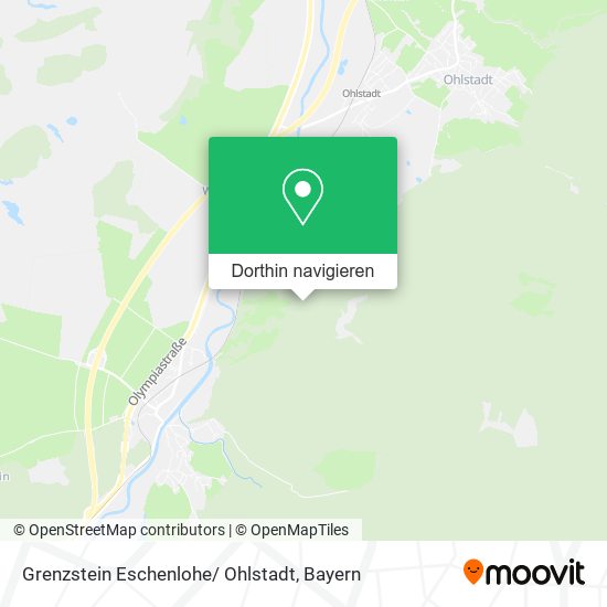 Grenzstein Eschenlohe/ Ohlstadt Karte