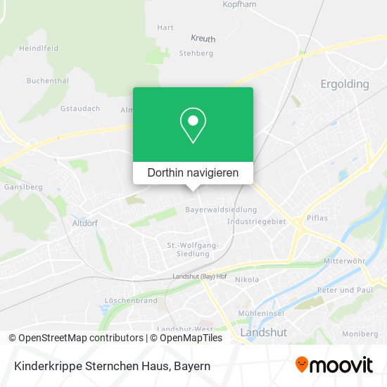 Kinderkrippe Sternchen Haus Karte