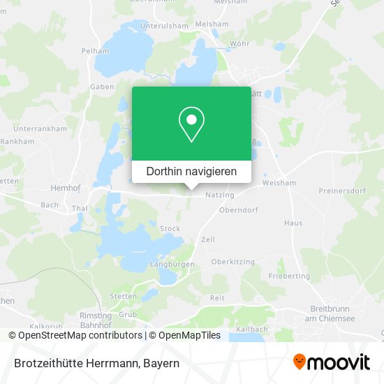 Brotzeithütte Herrmann Karte