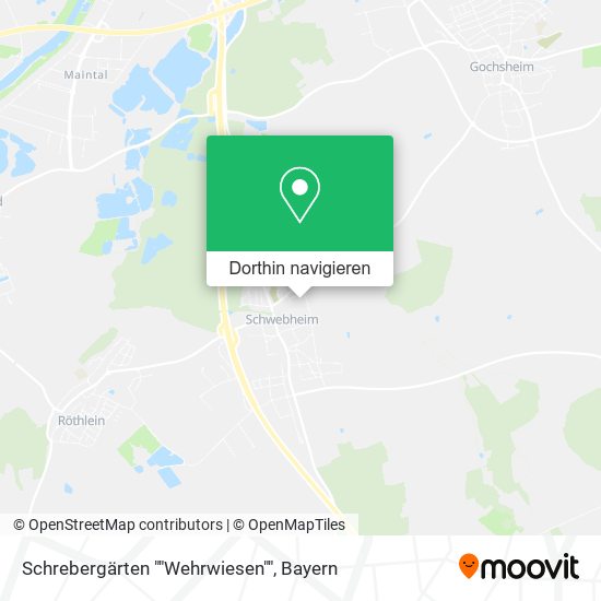 Schrebergärten ""Wehrwiesen"" Karte