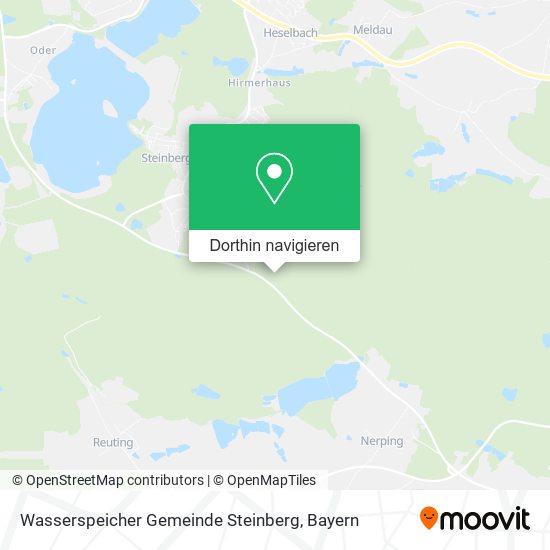 Wasserspeicher Gemeinde Steinberg Karte