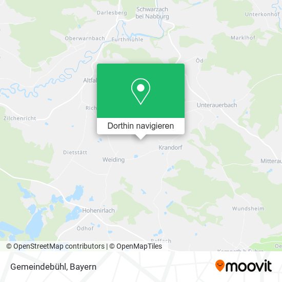 Gemeindebühl Karte