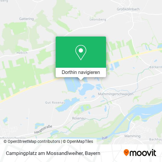 Campingplatz am Mossandlweiher Karte