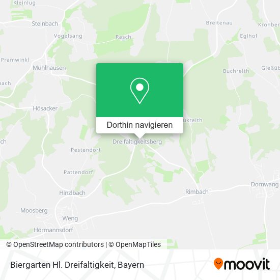 Biergarten Hl. Dreifaltigkeit Karte