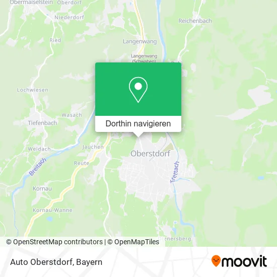 Auto Oberstdorf Karte