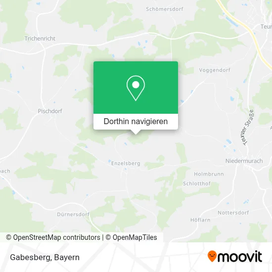 Gabesberg Karte