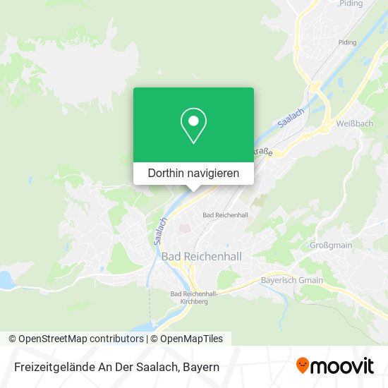 Freizeitgelände An Der Saalach Karte