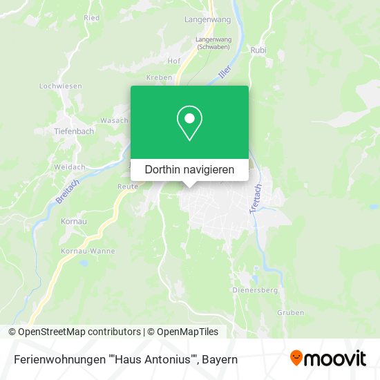 Ferienwohnungen ""Haus Antonius"" Karte