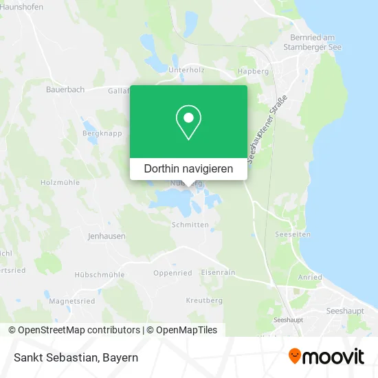 Sankt Sebastian Karte