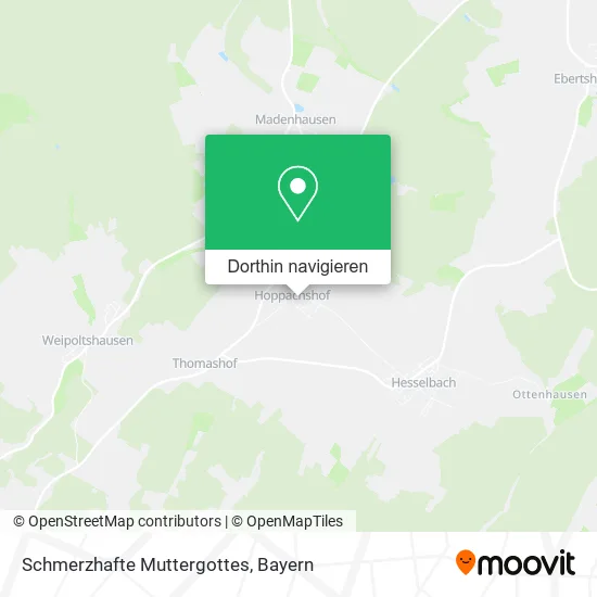 Schmerzhafte Muttergottes Karte