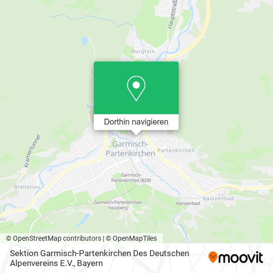 Sektion Garmisch-Partenkirchen Des Deutschen Alpenvereins E.V. Karte