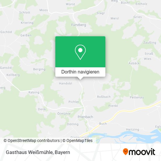 Gasthaus Weißmühle Karte