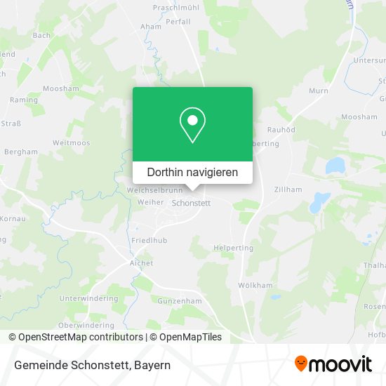 Gemeinde Schonstett Karte