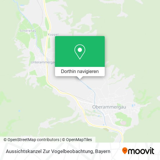 Aussichtskanzel Zur Vogelbeobachtung Karte