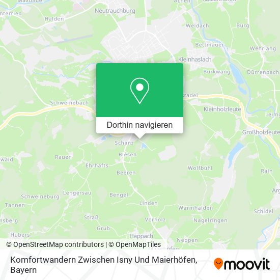 Komfortwandern Zwischen Isny Und Maierhöfen Karte
