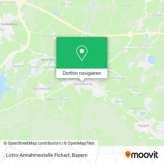 Lotto-Annahmestelle Fickert Karte