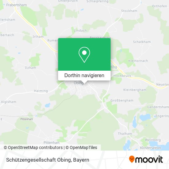 Schützengesellschaft Obing Karte
