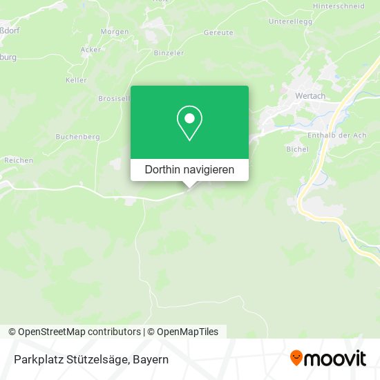 Parkplatz Stützelsäge Karte